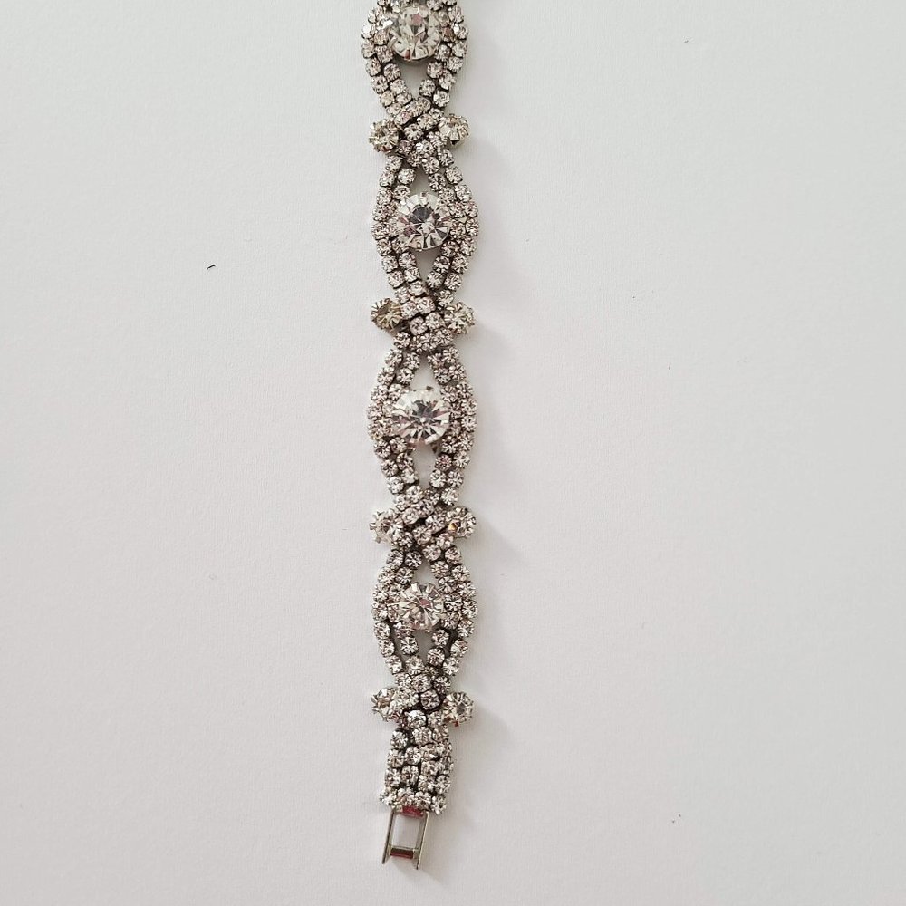 7 inch Rhinestone Bracelet - Picture 2 of 8